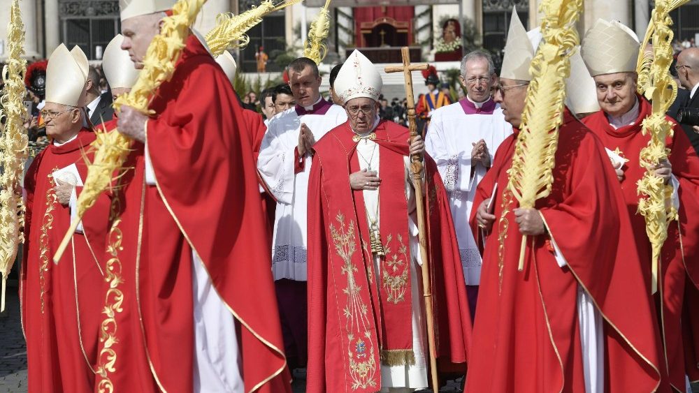 Lễ Lá tại Quảng trường Thánh Phêrô 14/04/2019 (Vatican Media)