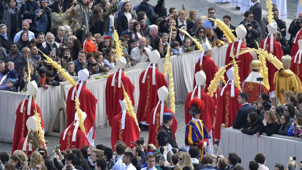 Lễ Lá tại Quảng trường Thánh Phêrô 14/04/2019 (Vatican Media)