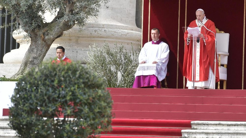 Lễ Lá tại Quảng trường Thánh Phêrô 14/04/2019 (Vatican Media)