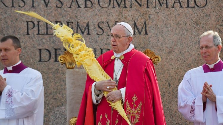 Lễ Lá tại Quảng trường Thánh Phêrô 14/04/2019 (Vatican Media)
