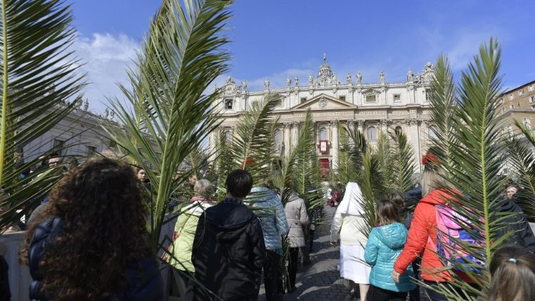 Lễ Lá tại Quảng trường Thánh Phêrô 14/04/2019 (Vatican Media)