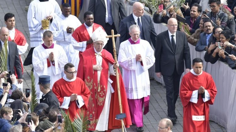 Lễ Lá tại Quảng trường Thánh Phêrô 14/04/2019 (Vatican Media)