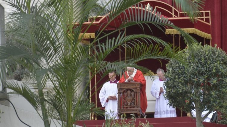 Lễ Lá tại Quảng trường Thánh Phêrô 14/04/2019 (Vatican Media)