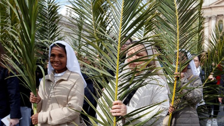 Lễ Lá tại Quảng trường Thánh Phêrô 14/04/2019 (Vatican Media)