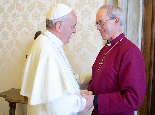 Pope-Francis-with-Archbishop-Welby