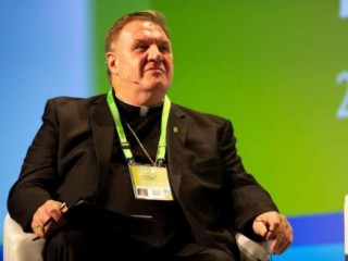 Đức Hồng Y Joseph Tobin Địa phận Newark điều hành một cuộc hội thảo tại Hội nghị Gia đình Thế giới 2018. Tín dụng: Daniel Ibanez / CNA