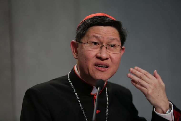Đức Hồng Y Luis Antonio Tagle của Manila, Philippines. Tín dụng: Daniel Ibanez / CNA