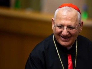 Đức Hồng Y Louis Raphael I Sako, Tổ phụ Công giáo Chaldean của Babylon và là người đứng đầu Giáo hội Công giáo Chaldean. Tín dụng: Daniel Ibáñez / CNA