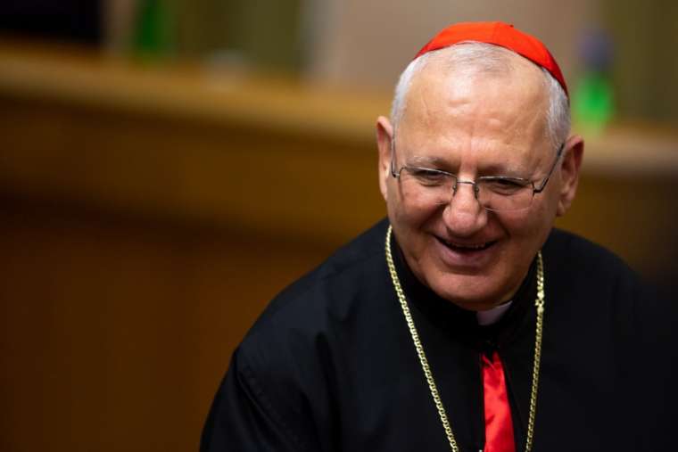Đức Hồng Y Louis Raphael I Sako, Tổ phụ Công giáo Chaldean của Babylon và là người đứng đầu Giáo hội Công giáo Chaldean. Tín dụng: Daniel Ibáñez / CNA