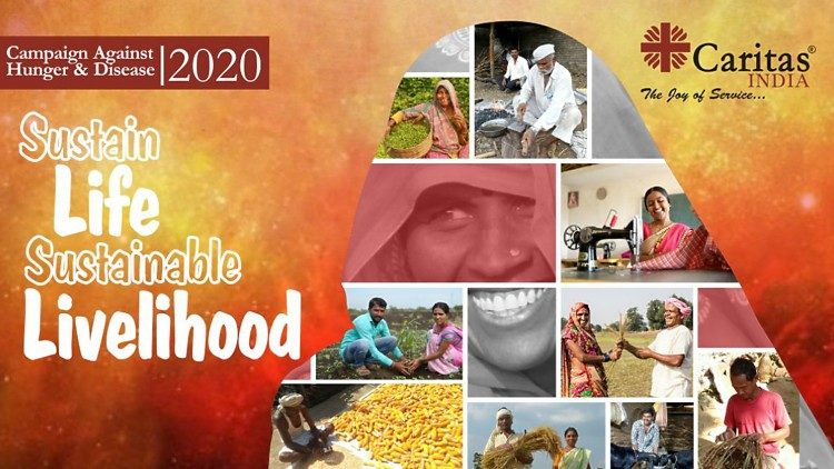 Áp phích Chiến dịch Mùa Chay năm 2020 của Caritas Ấn Độ.