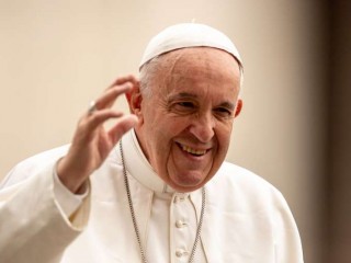 Giáo hoàng Francis, ngày 21 tháng 4 năm 2019. Tín dụng: Daniel Ibanez / CNA.