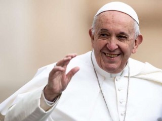 Giáo hoàng Francis ngày 15 tháng 5 năm 2019. Tín dụng: Daniel Ibanez / CNA.