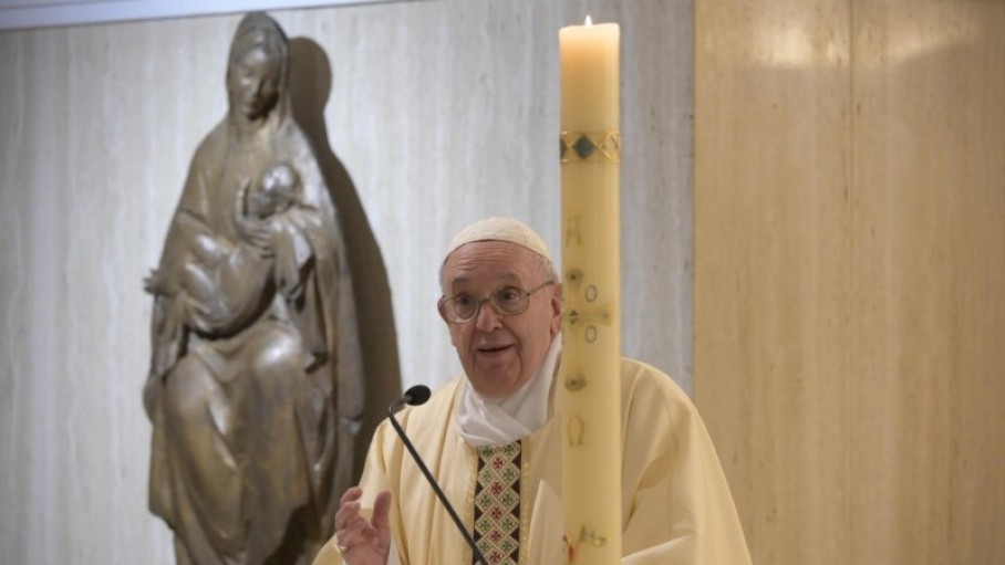 Đức Giáo Hoàng Phanxicô, trong Thánh lễ tại nhà nguyện Casa Santa Marta hôm thứ Sáu 24/4