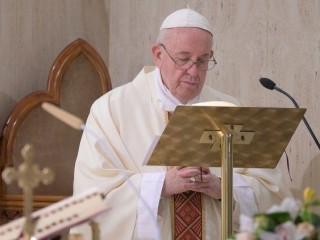 Đức Giáo Hoàng Phanxicô trong Thánh lễ tại Casa Santa Marta