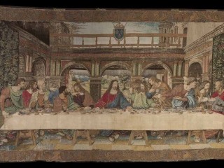 Tấm thảm thêu về "Bữa Tiệc Ly" của tác giả Leonardo da Vinci