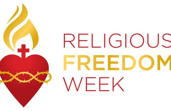 Đây là logo cho Tuần lễ Tự do Tôn giáo. Việc tuân thủ bắt đầu vào ngày 22 tháng 6 năm nay. (Tín dụng: ảnh CNS / lịch sự USCCB.)