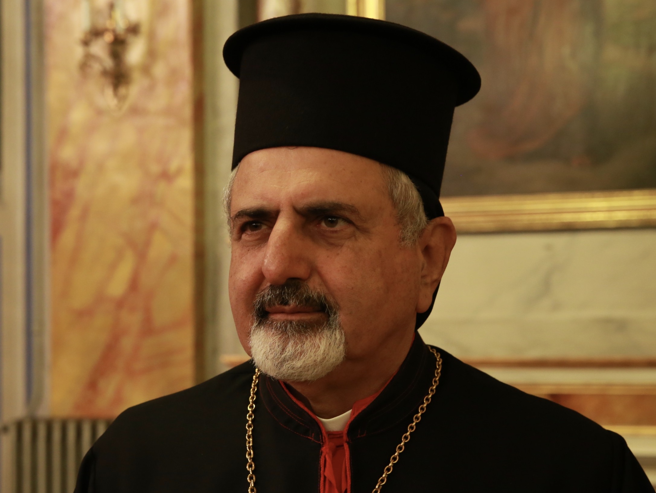 Thượng phụ Ignatius Joseph III Younan của Antioch và Toàn bộ phía đông của Giáo hội Công giáo Syriac ở Istanbul, Thổ Nhĩ Kỳ, ngày 30 tháng 11 năm 2014. (Daniel Ibáñez / CNA)