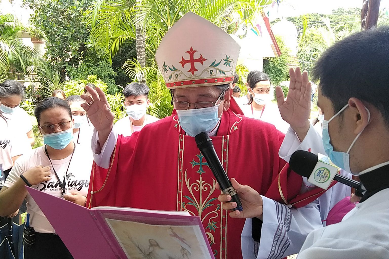 Giám mục Julito Cortes của Dumaguete. HÌNH (Ảnh: CHRISTOPHER J. SOROTE)