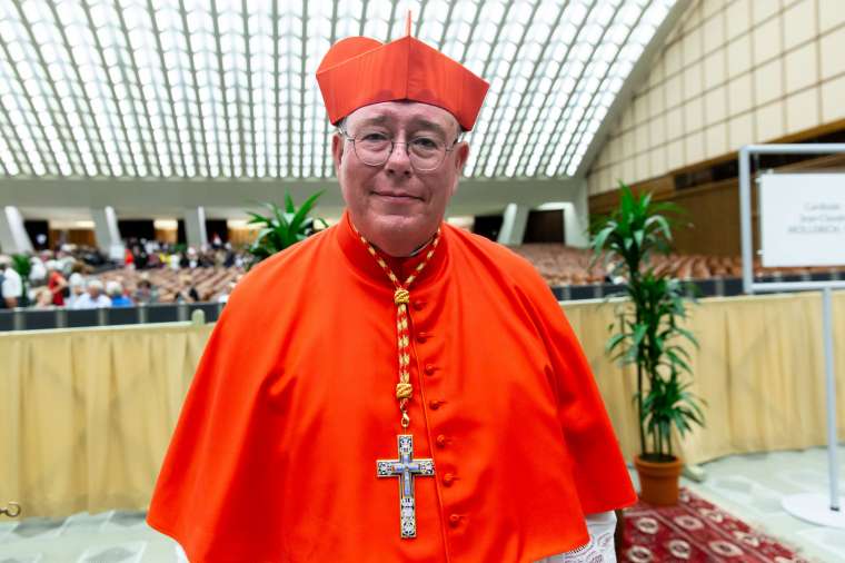 Đức Hồng Y Jean-Claude Hollerich, Tổng Giám mục Luxembourg, tại Vatican, ngày 5 tháng 10 năm 2019 (Ảnh: Daniel Ibáñez / CNA)