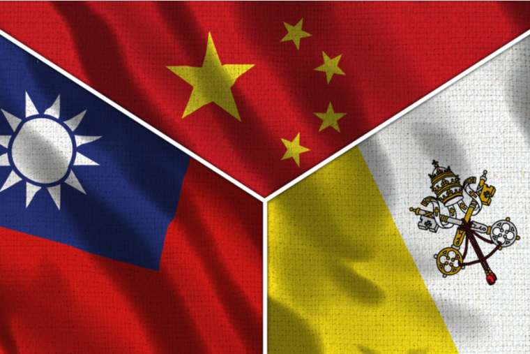Cờ Trung Quốc, Đài Loan và Vatican (Ảnh: Shutterstock)