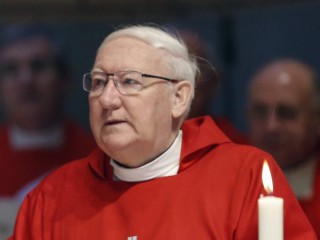 Giám mục Brian Farrell, thư ký của Hội đồng Giáo hoàng về Thúc đẩy Hiệp nhất Cơ đốc, được chụp trong ảnh ngày 29 tháng 1 năm 2017. (Nguồn: Giampiero Sposito / CNS)