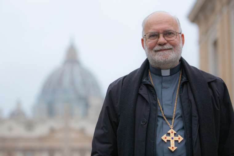 Đức Tổng Giám mục John Jihad Battah, Tổng Giám mục Công giáo Syriac của Damascus, Syria, tại Vatican. Tín dụng: Daniel Ibáñez)