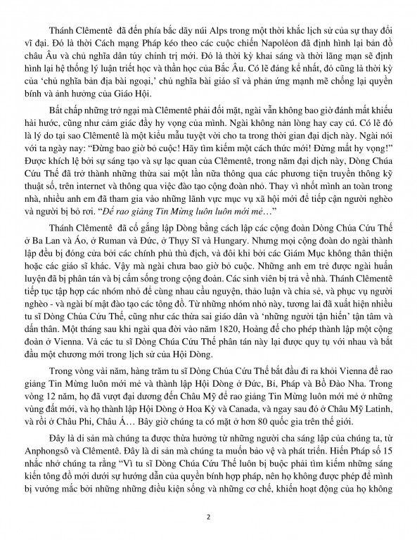 210313 - Thư Cha BTTQ - Bế mạc Năm Thánh Clêmentê-2