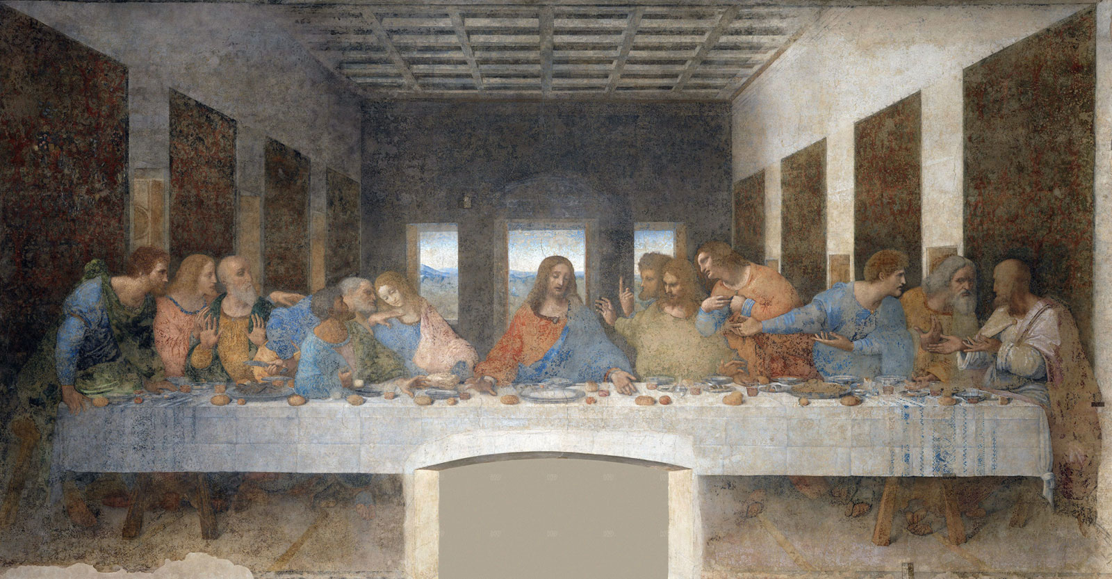Bữa Tiệc Ly (1495-1498) - Ảnh: Leonardo da Vinci