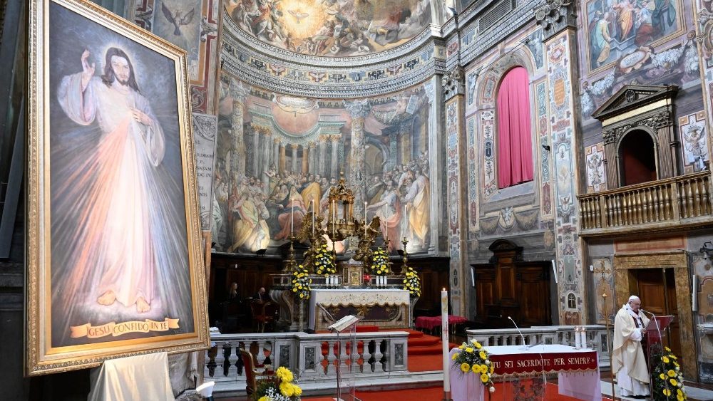 Đức Thánh Cha Phanxicô cử hành Thánh lễ tại Nhà thờ Santo Spirito, Sassia vào ngày 19 tháng 4 năm 2020