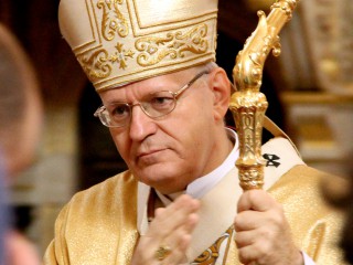 Đức Hồng y Péter Erdő, Tổng Giám mục Esztergom-Budapest, Hungary (Ảnh: Thaler Tama / CNA / EWTN)