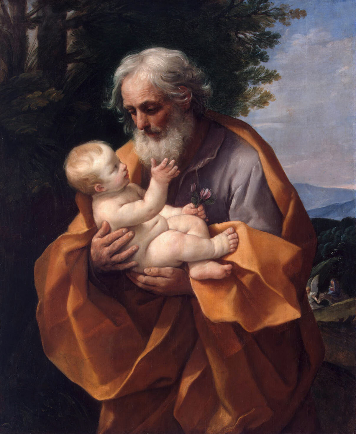 Thánh Giuse bế Chúa Giêsu Hài Đồng (Ảnh: Guido Reni/ Public Domain)