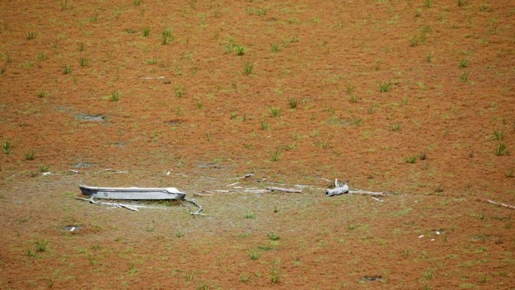 Hồ Nhật Nguyệt trong trận hạn hán trên toàn hòn đảo, ở Nam Đầu, Đài Loan