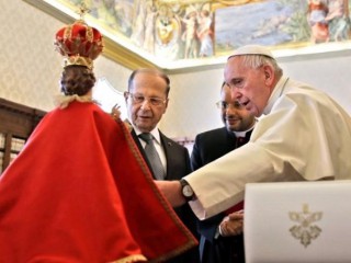 LIBANO_-_VATICANO_-_papa_aounok