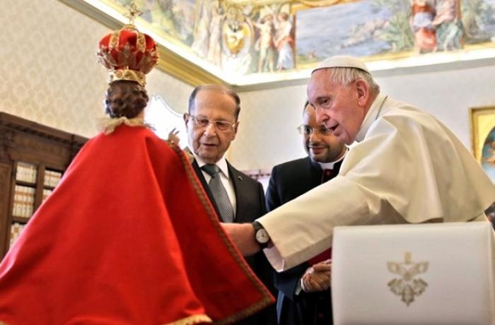LIBANO_-_VATICANO_-_papa_aounok