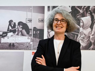 Nathalie Becquart, thư ký Thượng Hội đồng Giám mục, ngày 10 tháng 2 năm 2021. (Ảnh của ALBERTO PIZZOLI / AFP)