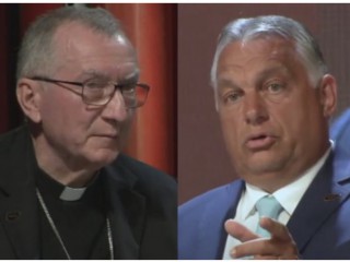 Hồng y Pietro Parolin và Viktor Orbán tham gia một cuộc thảo luận tại Diễn đàn Chiến lược Bled, Slovenia, ngày 1 tháng 9 năm 2021./ Ảnh chụp màn hình từ kênh YouTube của Diễn đàn Chiến lược Bled)