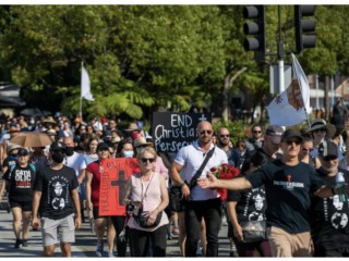 'March for the Martyrs' ((Cuộc tuần hành vì những người bị bách hại) ngày 5 tháng 9 năm 2020 (Ảnh: For the Martyrs')