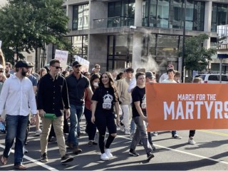 ‘Cuộc tuần hành vì những người bị bách hại’ (March for the Martyrs) thường niên lần thứ II tại Washington, D.C., ngày 25 tháng 9 năm 2021./ Christine Rousselle / CNA)