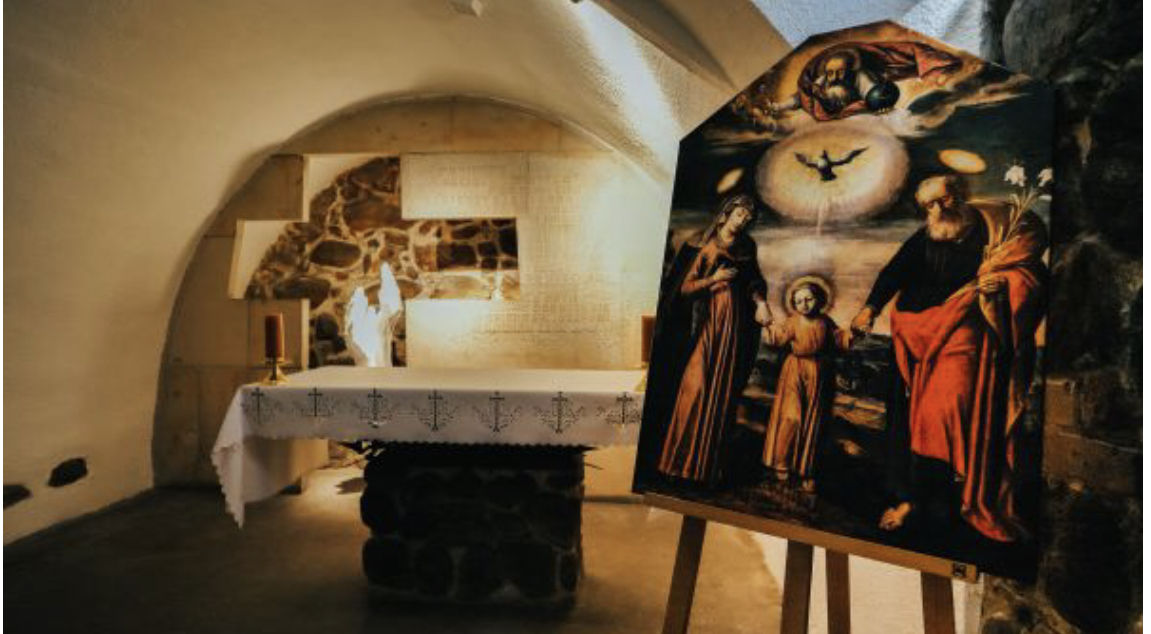 Nhà nguyện Tử đạo và Biết ơn trong hầm mộ của Đền thờ Quốc gia Thánh Joseph ở Kalisz, Ba Lan (Ảnh: EWTN Polska)