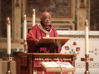 Hồng y Wilton Gregory của Washington cử hành Thánh lễ ngày 17 tháng 10 năm 2021 tại Nhà thờ chính tòa Thánh Matthew, mở đầu tiến trình của Thượng hội đồng Tổng giáo phận dẫn đến Thượng hội đồng Giám mục năm 2023. Tại địa phương, người Công giáo sẽ tham gia các buổi lắng nghe của giáo xứ và tổng giáo phận và một cuộc khảo sát trực tuyến, và các giáo phận trên toàn quốc và thế giới cũng sẽ làm như vậy (Ảnh: CS / Andrew Biraj)