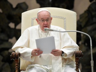 Buổi tiếp kiến chung của Đức Thánh Cha Phanxicô tại Hội trường Paul VI tại Vatican, ngày 17 tháng 11 năm 2021 (Ảnh: Daniel Ibáñez / CNA)