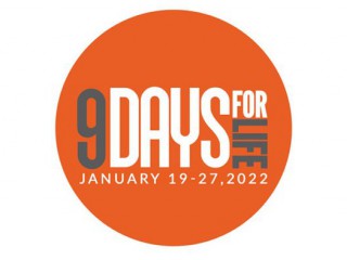 Logo của "9 ngày vì Sực sống", tuần lễ chuyên nghiệp hàng năm bắt đầu vào ngày 19 tháng 1 năm 2022, trong năm nay. (Ảnh CNS / lịch sự của Ủy ban về các hoạt động vì sự sống, Hội đồng Giám mục Công giáo Hoa Kỳ)