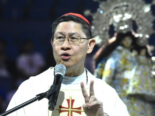 Đức Hồng y Luis Antonio Tagle, Tổng Trưởng Thánh Bộ Truyền giảng Phúc Âm cho các Dân tộc (Ảnh: Angie de Silva)