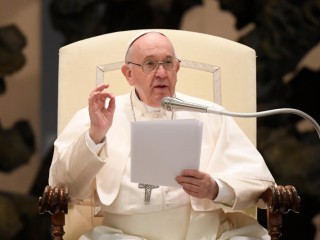 Đức Thánh Cha Phanxicô chia sẻ trong  buổi tiếp kiến chung hôm thứ Tư ngày 6 tháng 4 tại  Hội trường Phaolô VI (Ảnh: Truyền thông Vatican)