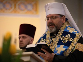 Đức Tổng giám mục Sviatoslav Shevchuk Địa phận Kyiv-Halych, Tổng Giám mục của Giáo hội Công giáo Ukraine, trong bức ảnh được chụp vào ngày 25 tháng 3 năm 2022. Trong một video phát biểu trước các thành viên của Hội đồng Giáo hoàng về Cổ võ sự Hiệp nhất Kitô giáo vào ngày 6 tháng 5, Đức Tổng Giám mục Shevchuk cho biết lý do Nga tấn công Ukraine không gì khác hơn là một cái cớ để biện minh cho mục tiêu cuối cùng là xóa sổ người dân của đất nước này (Ảnh: CNS / Giáo hội Công giáo Ukraine)