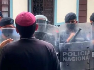 Đức Giám mục Rolando José Álvarez của Giáo phận Matagalpa, Nicaragua, đã bị cảnh sát của chế độ Daniel Ortega quản thúc tại gia vào đầu tháng 8 năm 2022 (Ảnh: Giáo phận Matagalpa)
