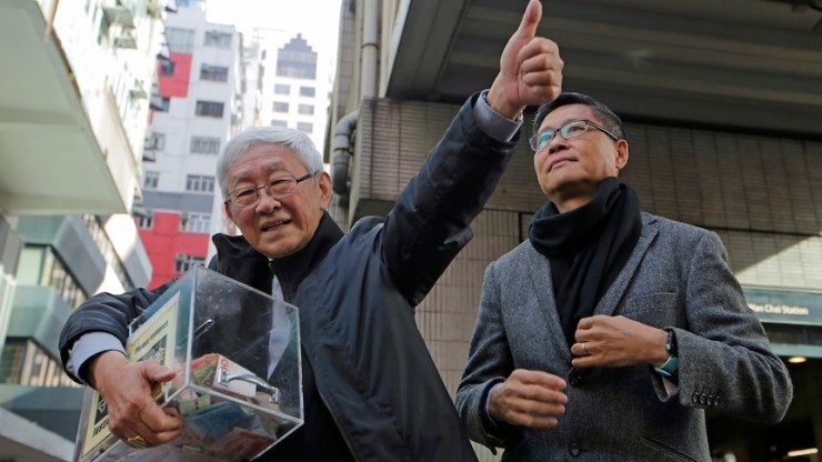 Đức Hồng y Joseph Zen từ lâu đã ủng hộ những người biểu tình và chỉ trích Trung Quốc (Ảnh: AP / Kin Cheung)