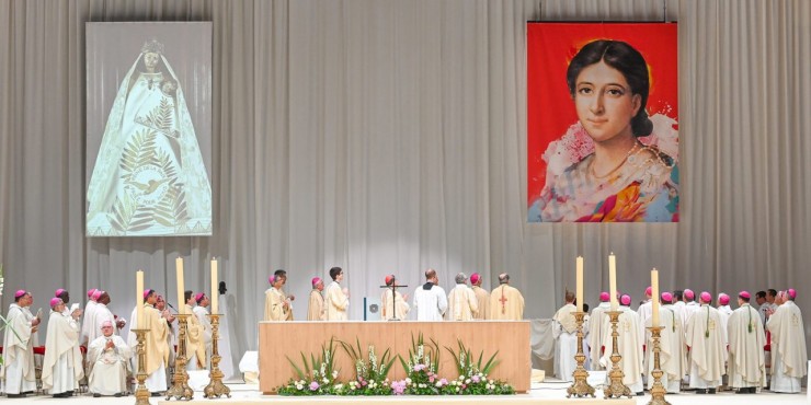 Thánh Lễ tuyên phong Chân Phước cho Chị Pauline Jaricot tại Lyon, Pháp vào ngày 22 tháng 5 năm 2022 (ẢNh: Giáo phận Lyon)