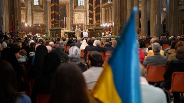 Thánh Lễ kỷ niệm 30 năm quan hệ ngoại giao giữa Tòa Thánh và Ukraine (Ảnh: Truyền thông Vatican)