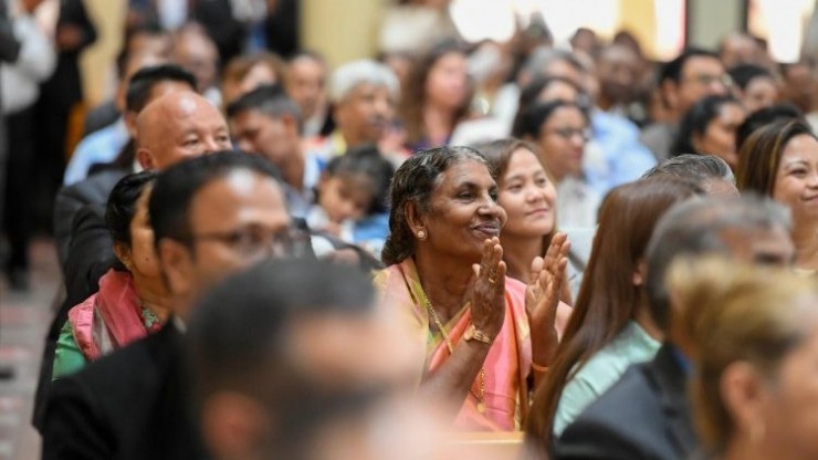 Một hình ảnh trong chuyến Tông du của Đức Thánh Cha Phanxicô tới Bahrain (Ảnh: Truyền thông Vatican)